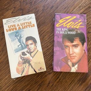 RARE Elvis Collection 2 FACTORY SEALED VHS Tapes